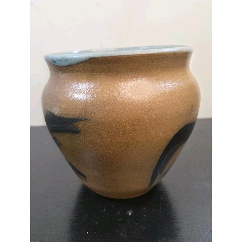 Vintage Signed‎ Studio Art Pottery Vase 6